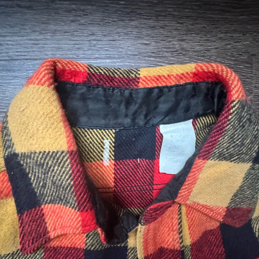 Vintage Plaid Flannel Shirt - Picture 2 of 4